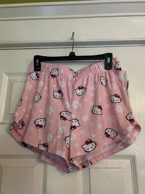 Sanrio Hello Kitty Pink Floral Sleep Shorts